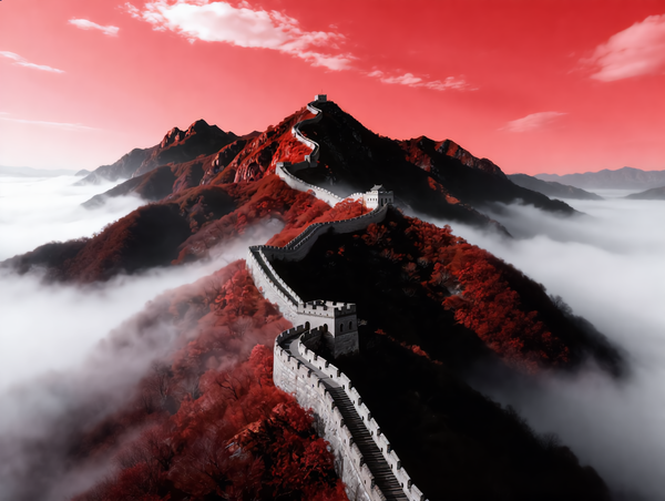 国风水墨重彩壁纸