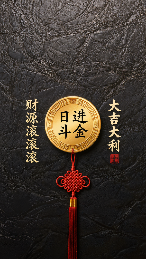 金色浮雕字壁纸